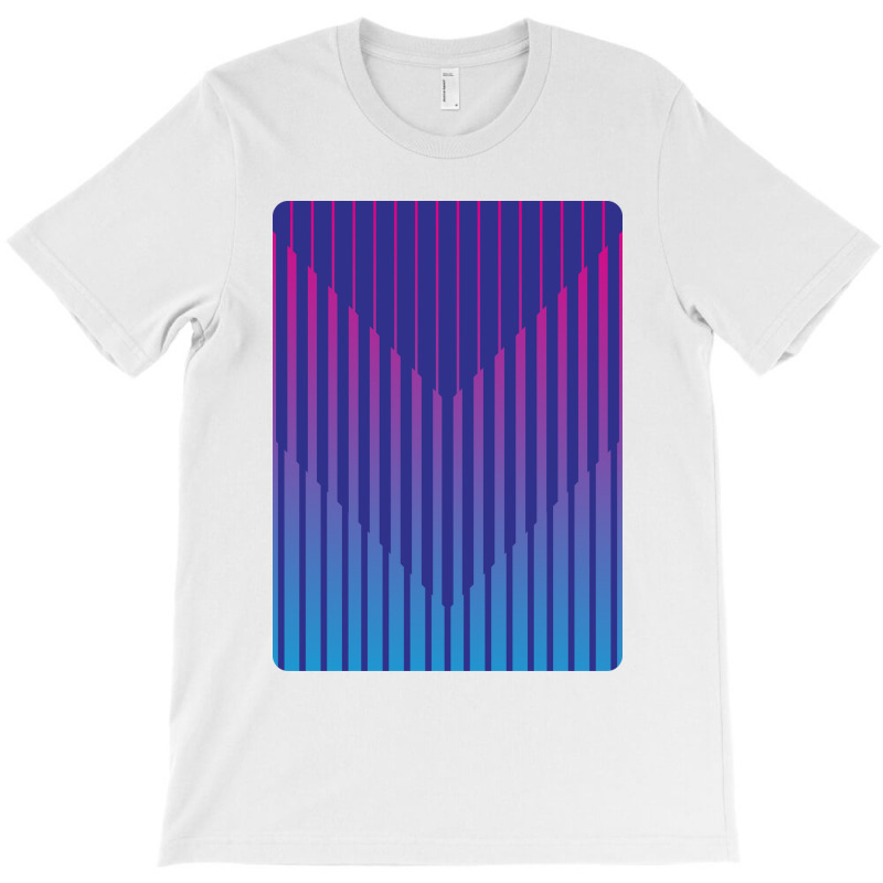 Colorful Vertical Stripes Abstract Pattern T-shirt | Artistshot