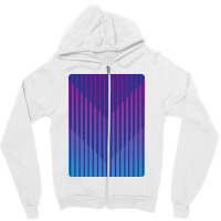 Colorful Vertical Stripes Abstract Pattern Zipper Hoodie | Artistshot