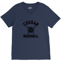 Cougar Baseball V-neck Tee | Artistshot