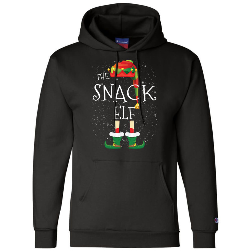 Snack Elf Family Matching Christmas Group Funny Pajama Gift Champion Hoodie | Artistshot