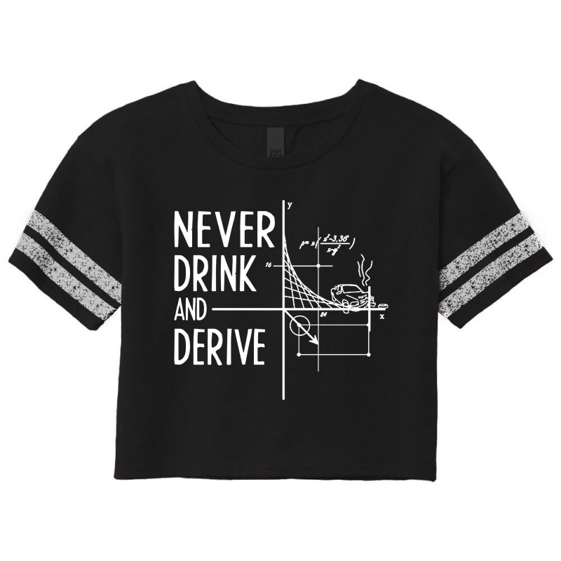 Never Drink And Derive Scorecard Crop Tee by Kimonos | Artistshot