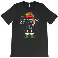 Sporty Elf Family Matching Christmas Group Funny Gift T-shirt | Artistshot