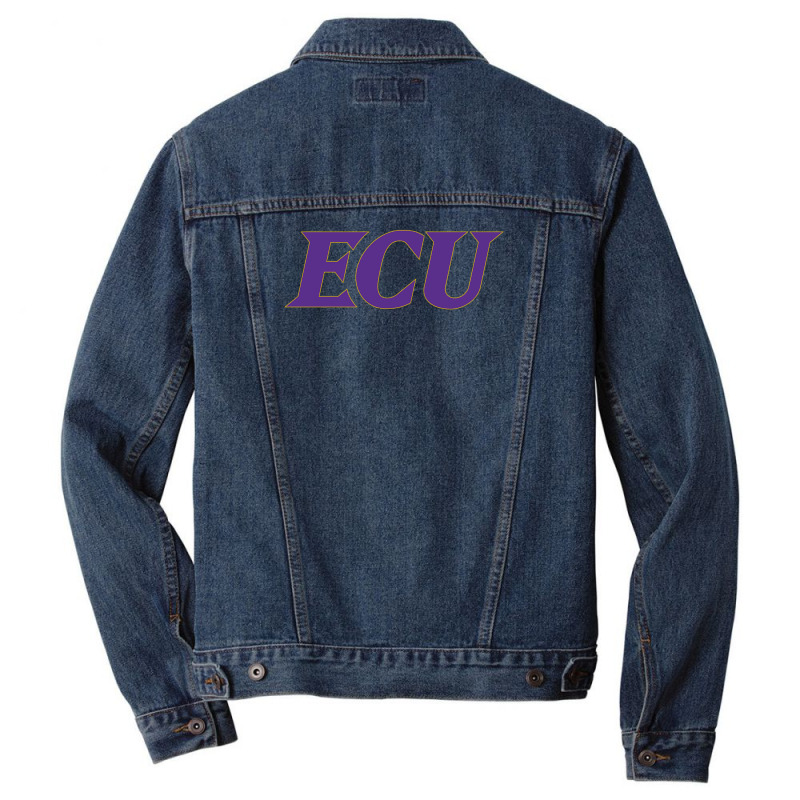 East Carolina Pirates Wordmark Men Denim Jacket by Bradley M Reese | Artistshot