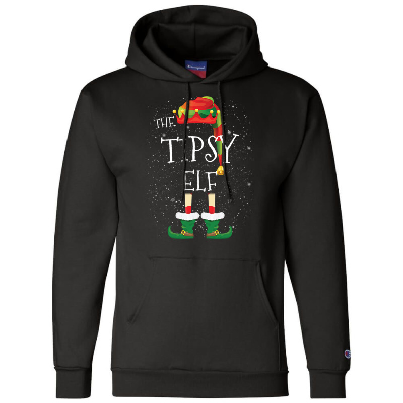 Tipsy Elf Family Matching Christmas Group Funny Gift Champion Hoodie | Artistshot