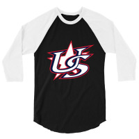 Usa Baseball 3/4 Sleeve Shirt | Artistshot