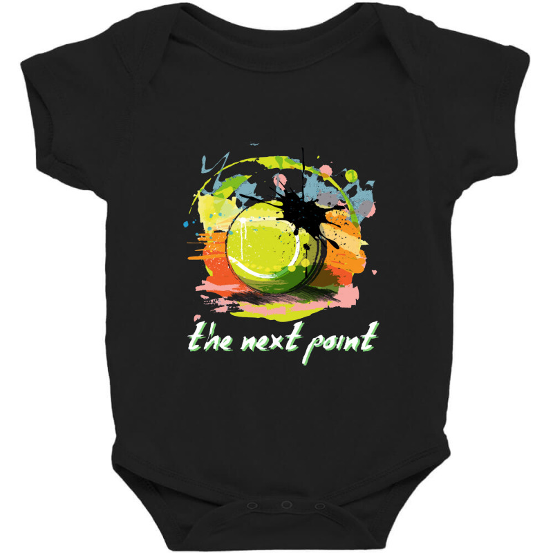 Tennis Player ,the Next Point Tennis Design A Variation Baby Bodysuit by Buhutani | Artistshot