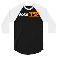 Vote 8645   Vote Election Voting 3/4 Sleeve Shirt | Artistshot