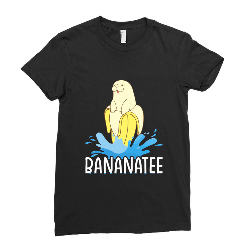 Manatee Lover Gift Ladies Fitted T-Shirt by Baksoji | Artistshot