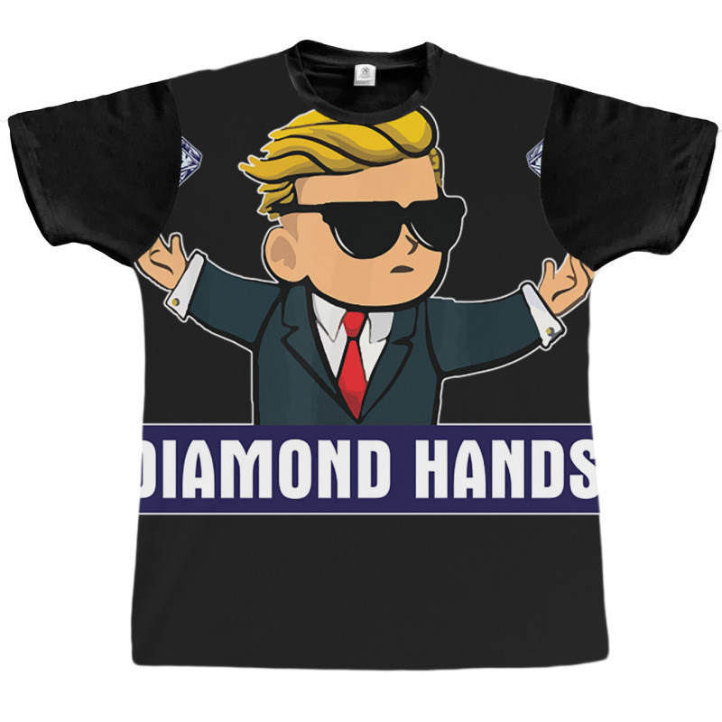 Wallstreetbets Diamond Hands Graphic T-shirt | Artistshot