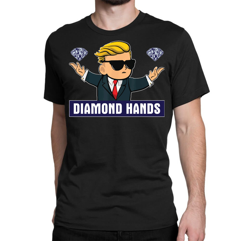 Wallstreetbets Diamond Hands Classic T-shirt | Artistshot