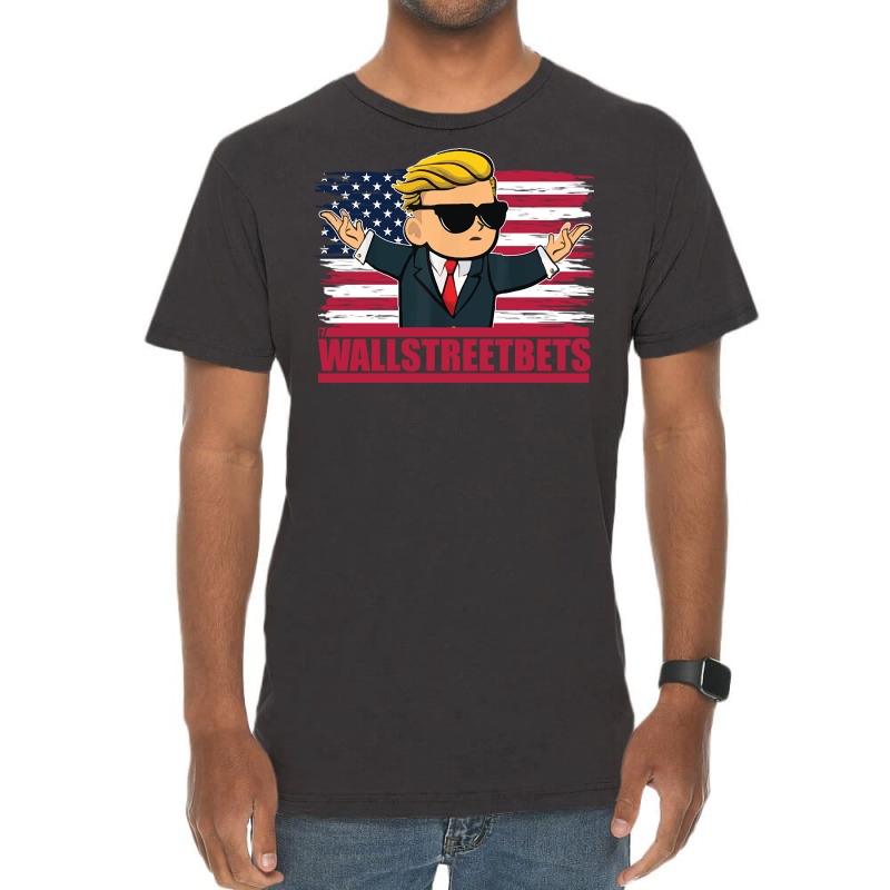 Wallstreetbets Free Tendies Vintage T-shirt | Artistshot