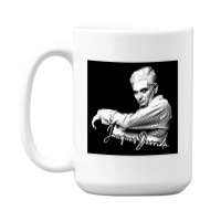 Jacques Derrida  Retro Fan Artwork 15 Oz Coffee Mug | Artistshot