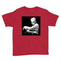 Jacques Derrida  Retro Fan Artwork Youth Tee | Artistshot