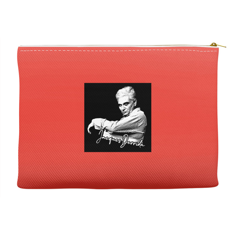 Jacques Derrida  Retro Fan Artwork Accessory Pouches | Artistshot