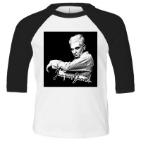 Jacques Derrida  Retro Fan Artwork Toddler 3/4 Sleeve Tee | Artistshot