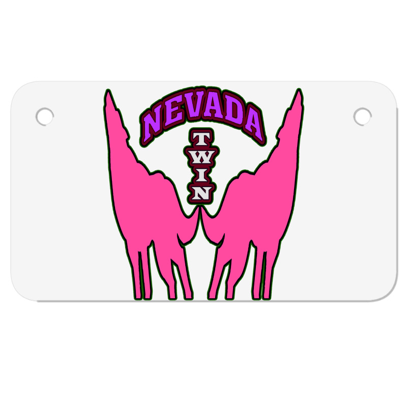 Nevada Twin Motorcycle License Plate | Artistshot