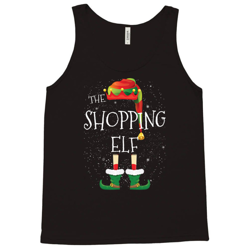 Shopping Elf Family Matching Christmas Group Funny Pajama Gift Tank Top | Artistshot