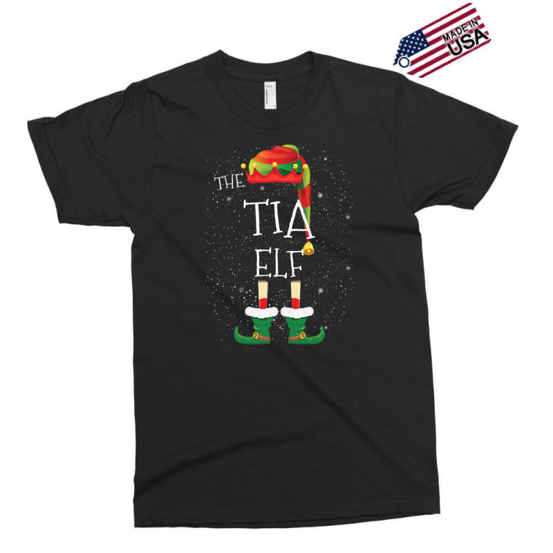 Tia Elf Family Matching Christmas Group Funny Pajama Gift Exclusive T-shirt | Artistshot