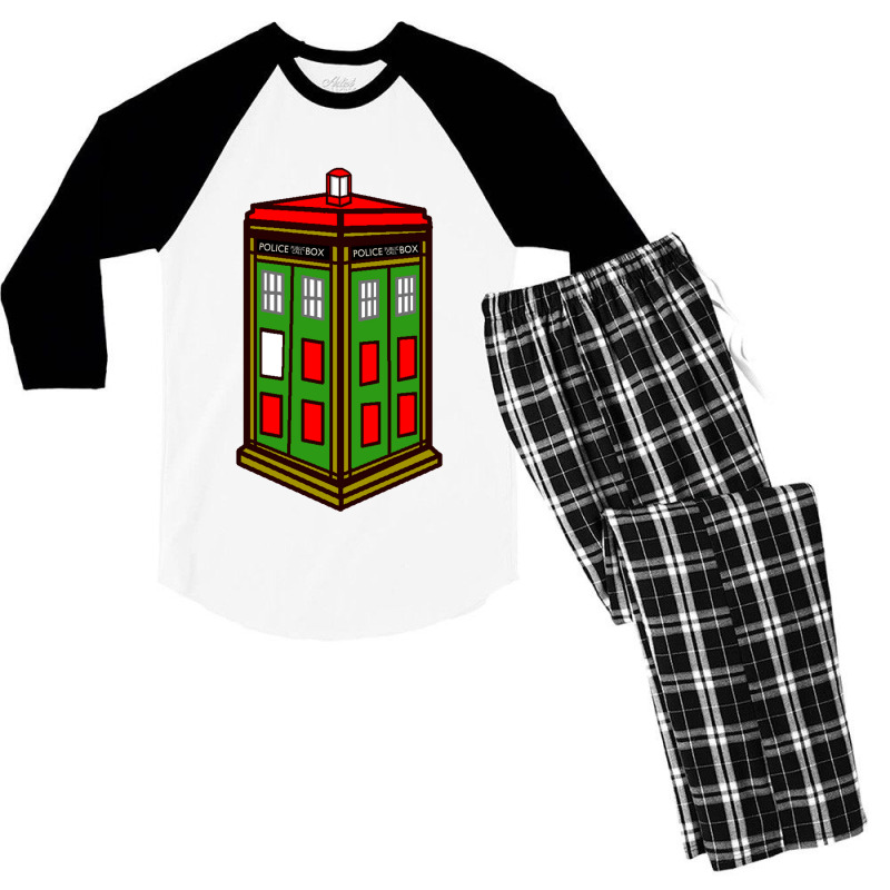 Christmas Doctor Movie Merch Men's 3/4 Sleeve Pajama Set by qintaben | Artistshot