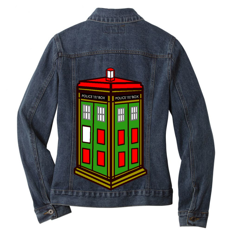 Christmas Doctor Movie Merch Ladies Denim Jacket by qintaben | Artistshot