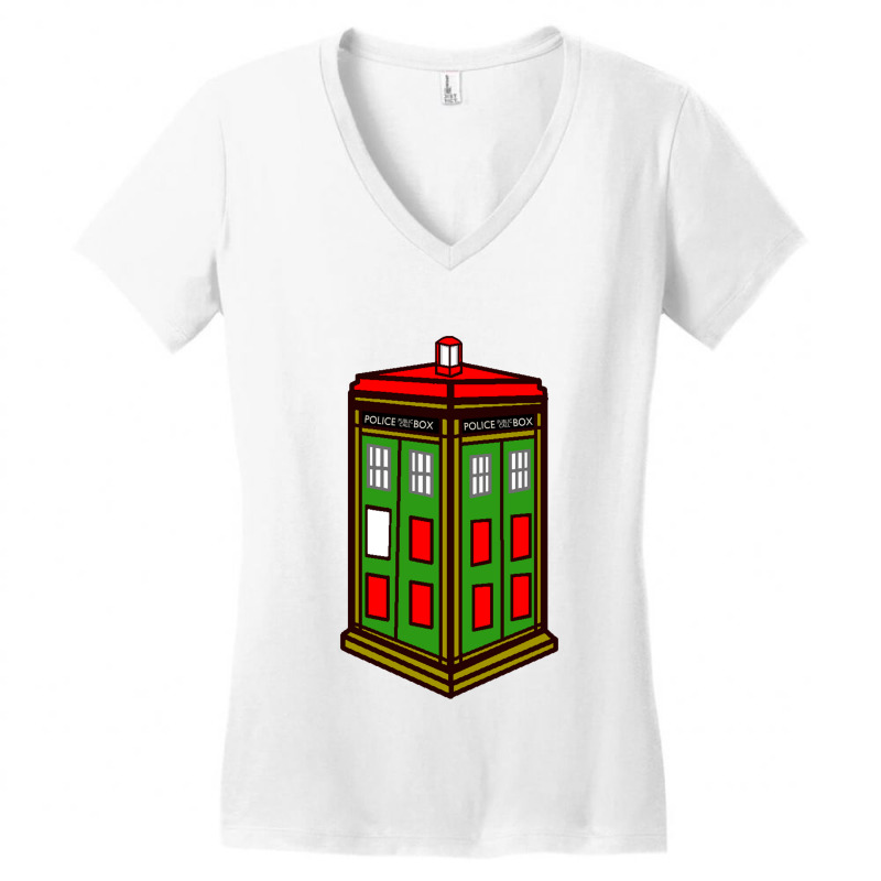 Christmas Doctor Movie Merch Women's V-Neck T-Shirt by qintaben | Artistshot