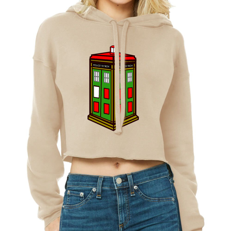 Christmas Doctor Movie Merch Cropped Hoodie by qintaben | Artistshot