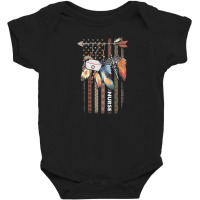 Native Style Nurse American Flag Baby Bodysuit | Artistshot