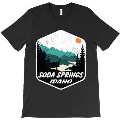 Soda Springs Idaho Id Mountains Hike Hiking T-shirt Designed By Kevin C Colby
