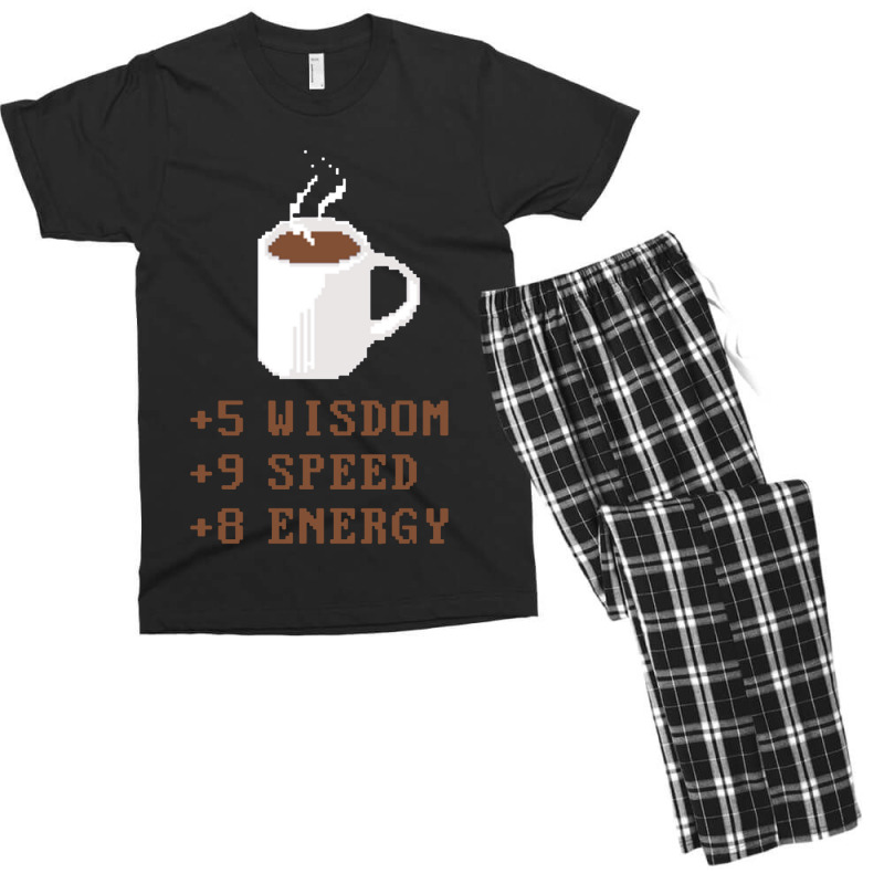 Coffee Plus To Stats Men's T-shirt Pajama Set | Artistshot