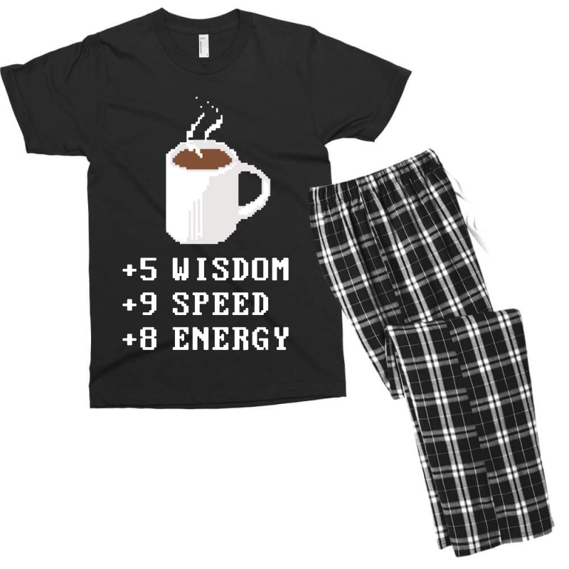 Coffee Plus To Stats Men's T-shirt Pajama Set | Artistshot