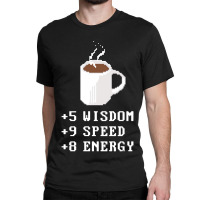 Coffee Plus To Stats Classic T-shirt | Artistshot