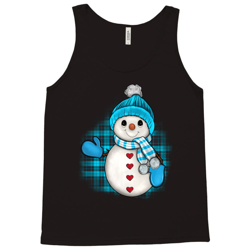 Winter Snowman Tank Top by JahusDesignShop | Artistshot