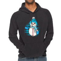 Winter Snowman Vintage Hoodie | Artistshot