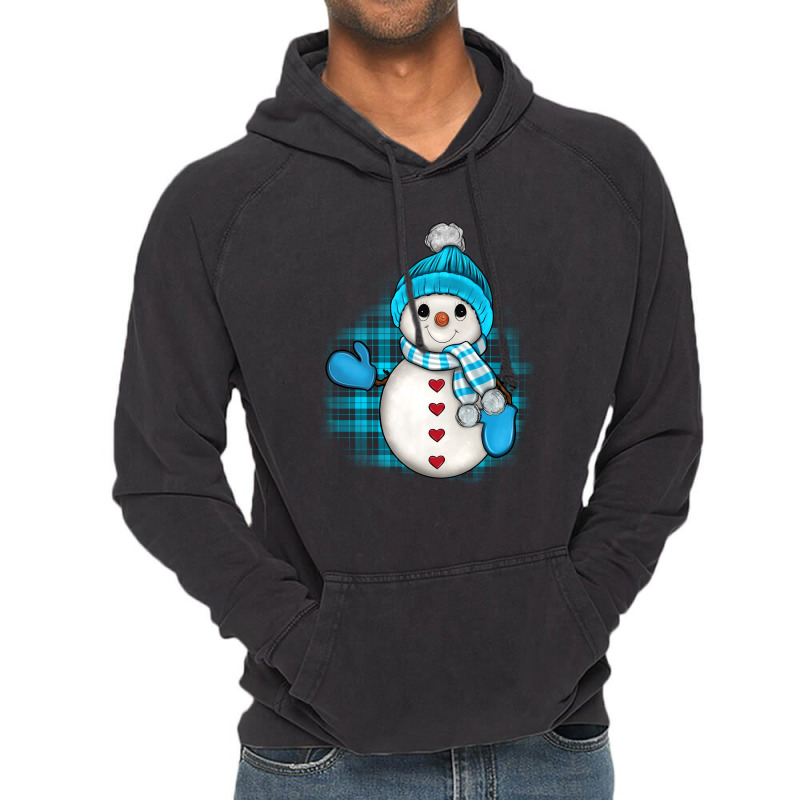 Winter Snowman Vintage Hoodie by JahusDesignShop | Artistshot