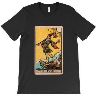 The Fool Card Halloween T-shirt Designed By Keith C Godsey