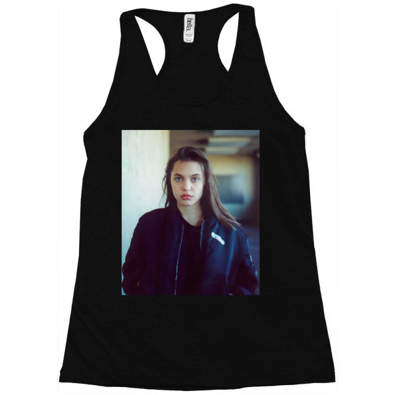 Angelina Jolie Young Stickers Racerback Tank by muraasnkunkuq | Artistshot