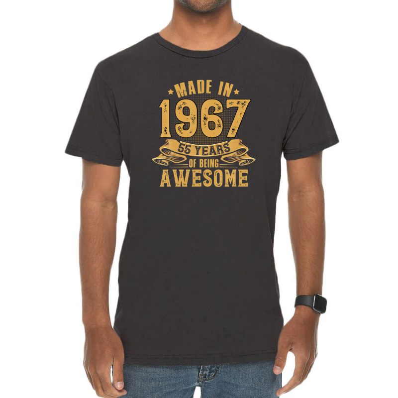 Made-in-1967 - 55 Years Of Being Awesome 55th Birthday Gifts Vintage T-shirt | Artistshot