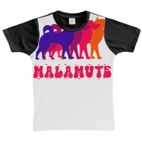 Alaskan Malamute Dog Breed Cute Retro Design Graphic Youth T-shirt | Artistshot