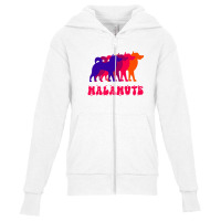 Alaskan Malamute Dog Breed Cute Retro Design Youth Zipper Hoodie | Artistshot