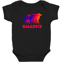 Alaskan Malamute Dog Breed Cute Retro Design Baby Bodysuit | Artistshot