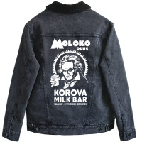 Gifts For Music Beautiful Model Fans Moloko Plus Vintage Retro Unisex Sherpa-lined Denim Jacket | Artistshot