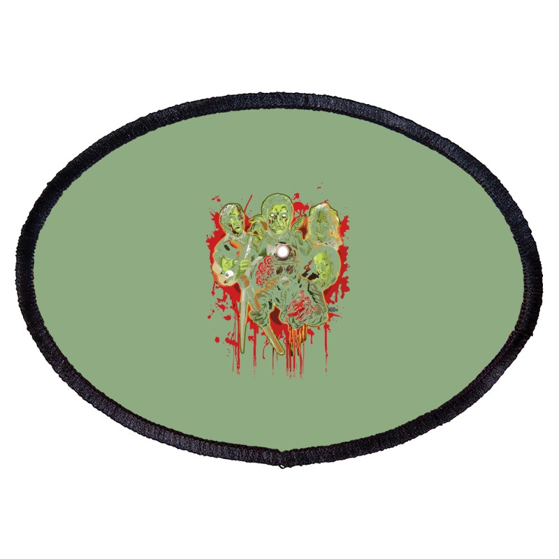 My Favorite People My Horror Heart Great Model Gifts Movie Fans Oval Patch | Artistshot