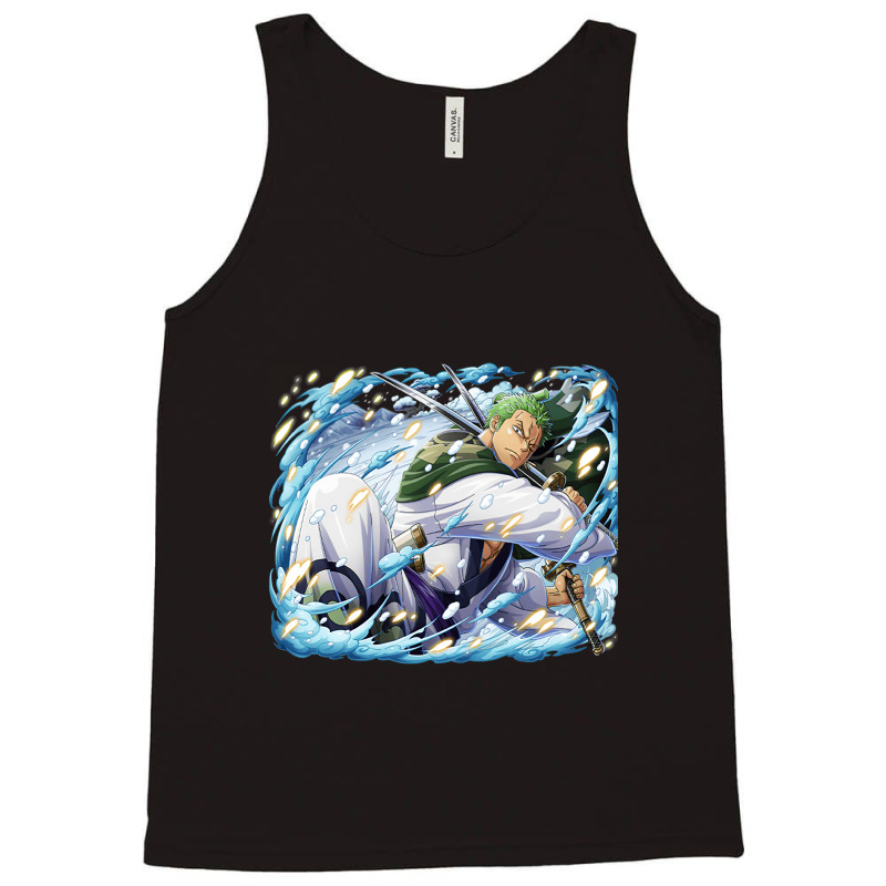 Anime Zoro Tank Top by miracleh | Artistshot