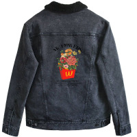 Vintage Black Mcflower's Unisex Sherpa-lined Denim Jacket | Artistshot