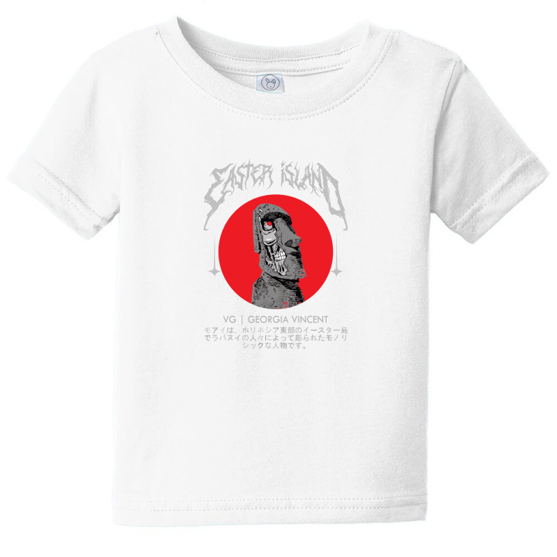 Rock Easter Island Baby Tee by Gracia13 | Artistshot