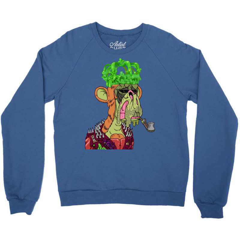 Punk Mutant Apes Crewneck Sweatshirt | Artistshot