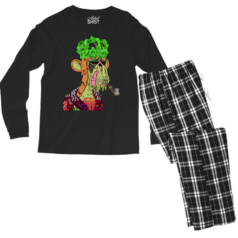 Punk Mutant Apes Men's Long Sleeve Pajama Set | Artistshot