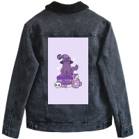 Feline Familiar Spells Cat Unisex Sherpa-lined Denim Jacket | Artistshot