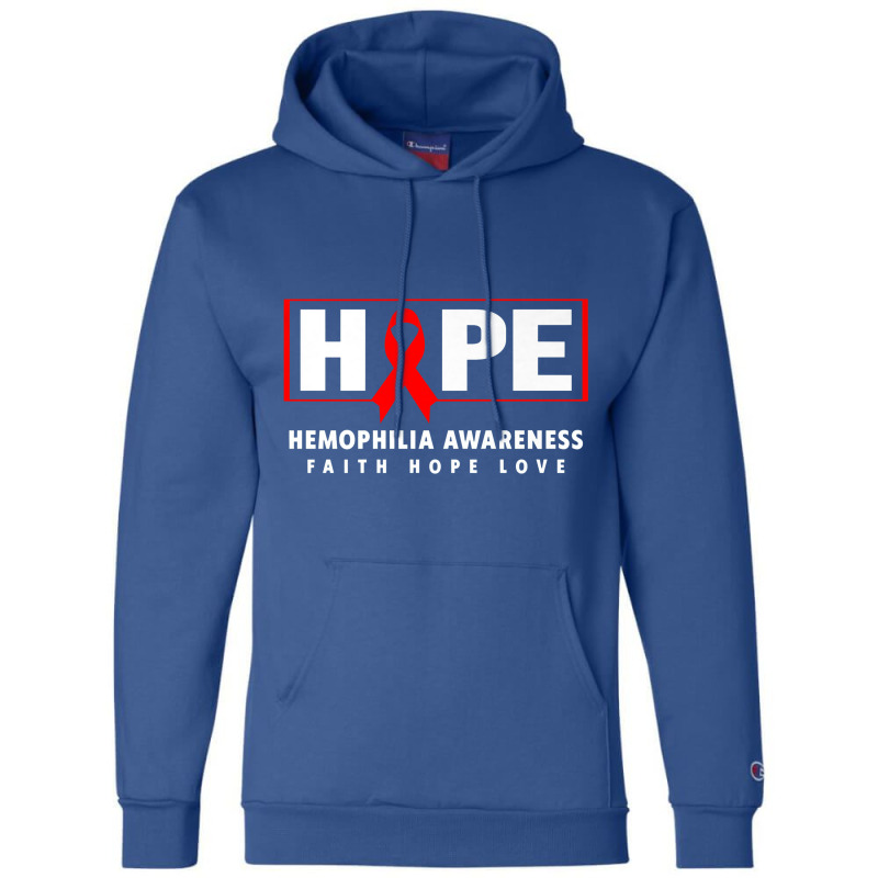 Hope Hemophilia Shirt Champion Hoodie by retrastar | Artistshot