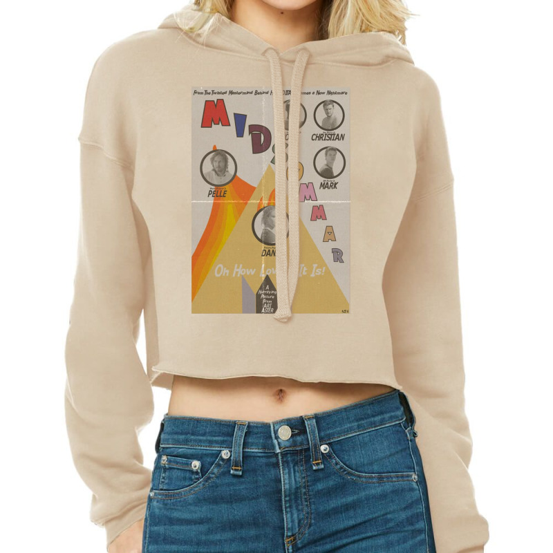 Midsommar Vintage Cropped Hoodie by lianareno | Artistshot